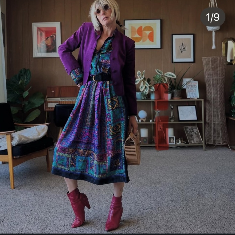 Patterned Dress - image 1